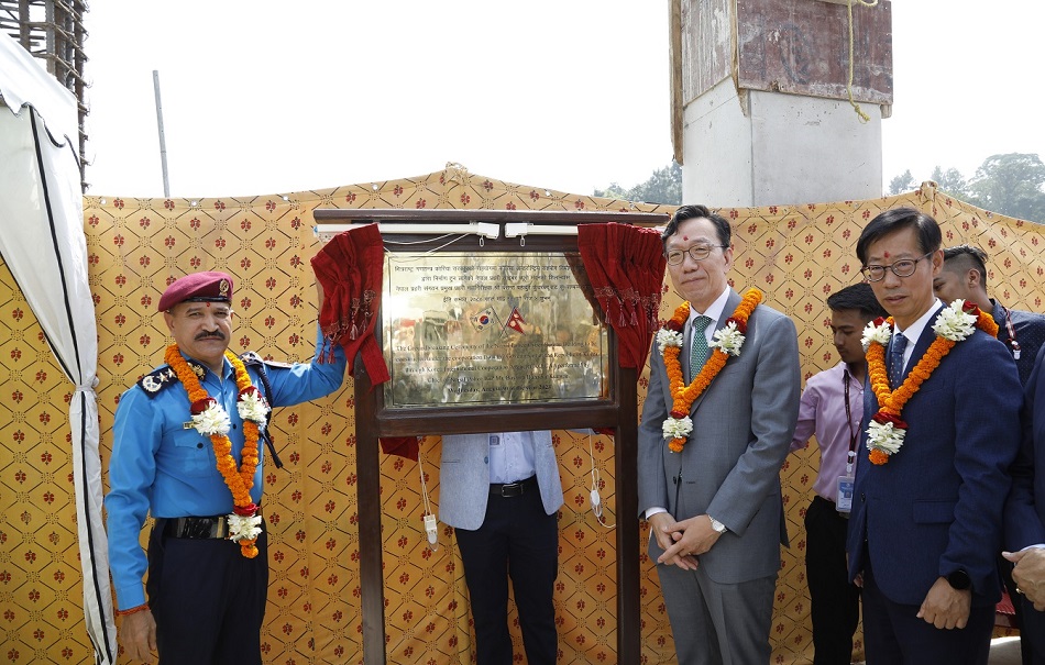प्रहरी मुख्यालयको साइबर ब्युरो भवन शिलान्यास, अपराध अनुसन्धान थप प्रभावकारी हुने
